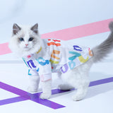 Cat Clothes Anti Hair Loss Cute VestBlue