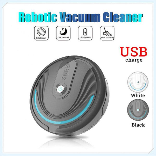 Robot Vacuum Cleaner – Auto Sweeping with Strong Suction & Remote Control