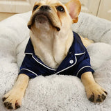 Summer Soft Silk French Bulldog Pajamas – Pet Sleepwear for Small Dogs and Cats