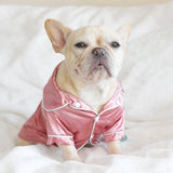 Summer Soft Silk French Bulldog Pajamas – Pet Sleepwear for Small Dogs and Cats