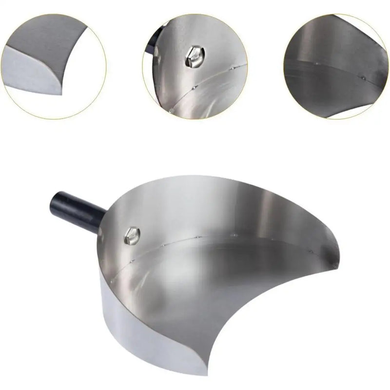 Meat Catcher Pan Large Capacity Barbecue Shovel Handheld Rotisserie Catcher Pan For Shawarma Machine Doner Kebab Grill
