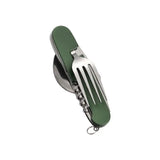 Tablespoon Set 4 In 1 Foldable Spoon Knife Fork4-in-1 Foldable Tableware Set – Stainless Steel Spoon, Knife, Fork & Bottle Opener – Compact Pocket Kit for Outdoor Use