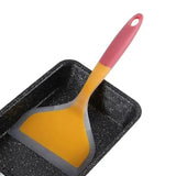 1PC Random Color Silicone Cooking Utensil – Spatula/Scraper for Meat, Eggs, Pizza & More – Heat-Resistant Kitchen Tool