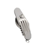Tablespoon Set 4 In 1 Foldable Spoon Knife Fork4-in-1 Foldable Tableware Set – Stainless Steel Spoon, Knife, Fork & Bottle Opener – Compact Pocket Kit for Outdoor Use