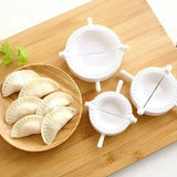 7cm/8cm/10cm Manual Dumpling Maker Set – Plastic Molds for Quick and Easy Dumpling Making – Kitchen Household Tool Clip