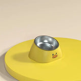 Cat Food Water Bowl, Triple Cats Bowls with Mat and Scoop, 15° Tilted Raised Cat Bowl Dishes with Automatic Water Bottle for Cats & Small Dogs