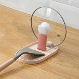 Stylish. Practical. Space-Saving. Polychrome Foldable Nordic-Style Pot Lid & Utensil Holder