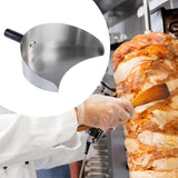 Meat Catcher Pan Large Capacity Barbecue Shovel Handheld Rotisserie Catcher Pan For Shawarma Machine Doner Kebab Grill