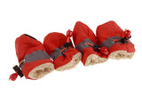 4pcs Waterproof Winter Dog Boots for Small Dogs – Warm Non-Slip Puppy Shoes for Outdoor Protection