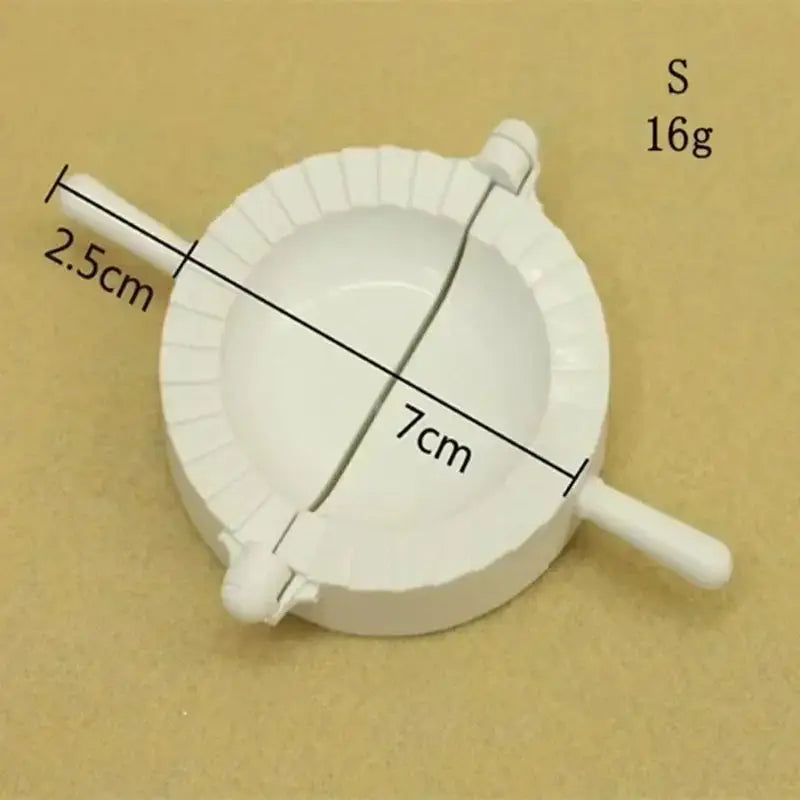 7cm/8cm/10cm Manual Dumpling Maker Set – Plastic Molds for Quick and Easy Dumpling Making – Kitchen Household Tool Clip