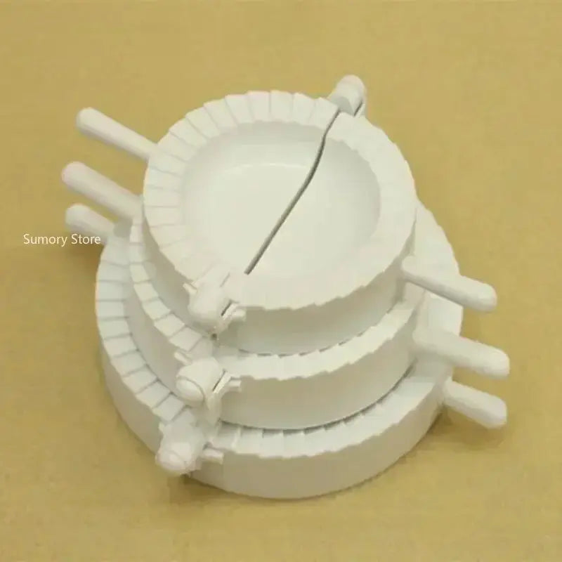 7cm/8cm/10cm Manual Dumpling Maker Set – Plastic Molds for Quick and Easy Dumpling Making – Kitchen Household Tool Clip