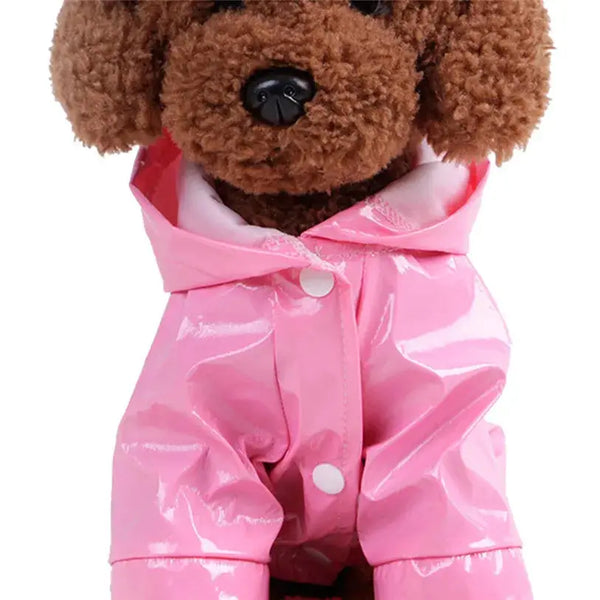 Bulk Pet Raincoats – Waterproof Hooded Jackets for Dogs and Cats, PU Material (S–XL)
