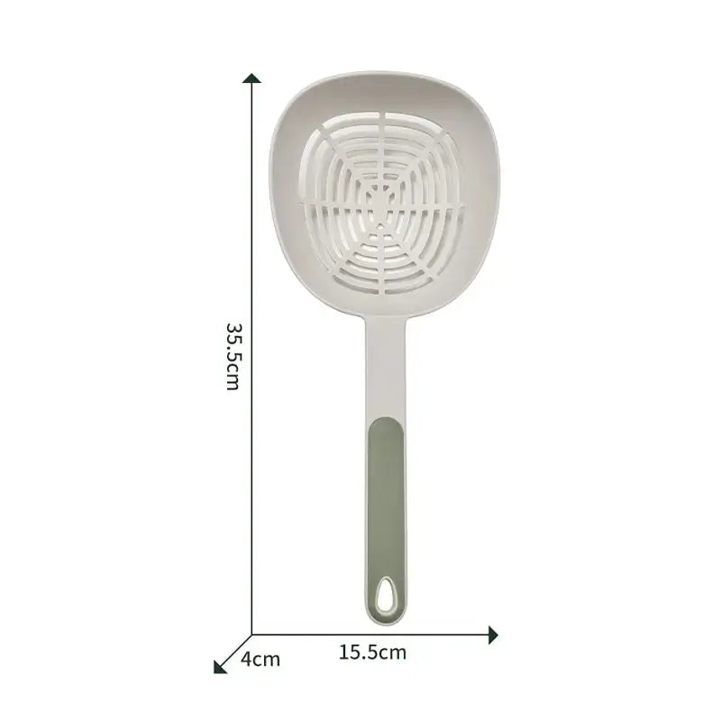 Leak-Proof Kitchen Pasta Spoon – Long Handle, Food-Grade, Heat-Resistant, Ideal for Spaghetti, Dumplings & More
