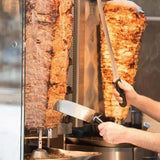 Meat Catcher Pan Large Capacity Barbecue Shovel Handheld Rotisserie Catcher Pan For Shawarma Machine Doner Kebab Grill