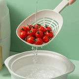 Leak-Proof Kitchen Pasta Spoon – Long Handle, Food-Grade, Heat-Resistant, Ideal for Spaghetti, Dumplings & More