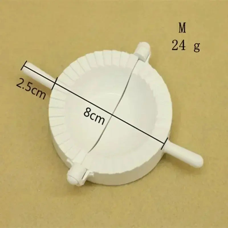 7cm/8cm/10cm Manual Dumpling Maker Set – Plastic Molds for Quick and Easy Dumpling Making – Kitchen Household Tool Clip