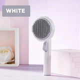 Pumpkin Cat Brush Comb For Pet Grooming Removes Loose Underlayers Tangled Hair Remover Brush Pet Hair Shedding Self Cleaning