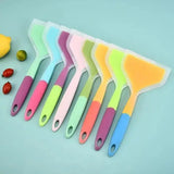 1PC Random Color Silicone Cooking Utensil – Spatula/Scraper for Meat, Eggs, Pizza & More – Heat-Resistant Kitchen Tool