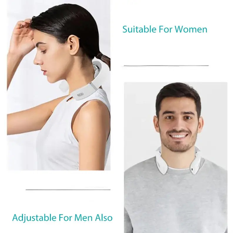 Portable Cervical Massager – Mini Neck & Shoulder Deep Tissue Massager with Heat Function
