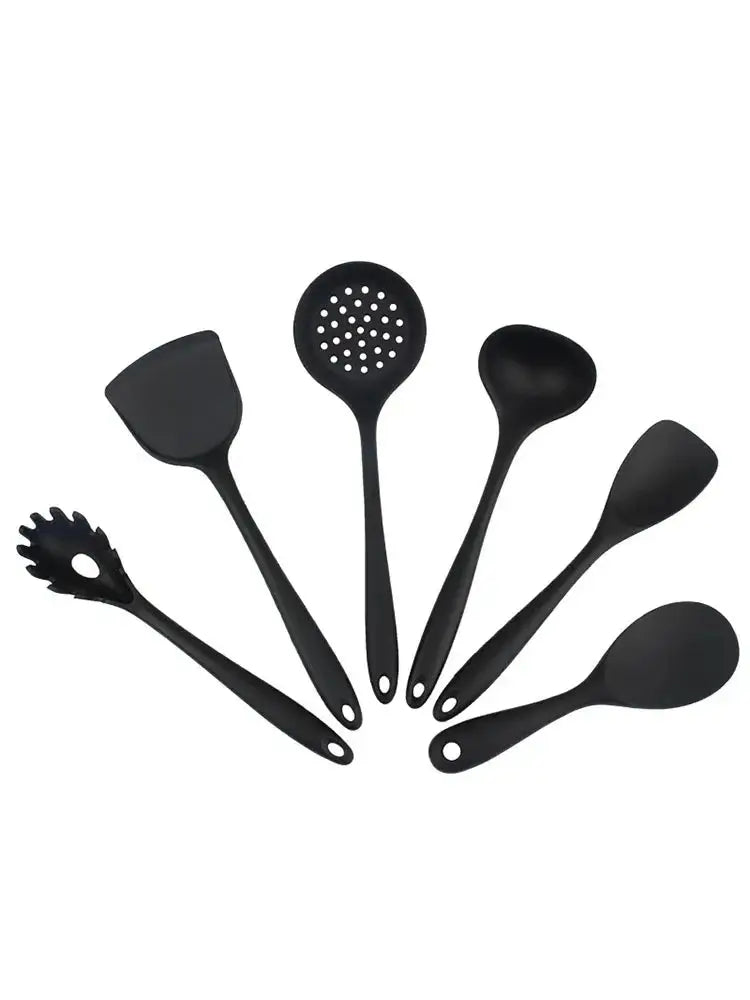 1PC Random Color Silicone Cooking Utensil – Spatula/Scraper for Meat, Eggs, Pizza & More – Heat-Resistant Kitchen Tool