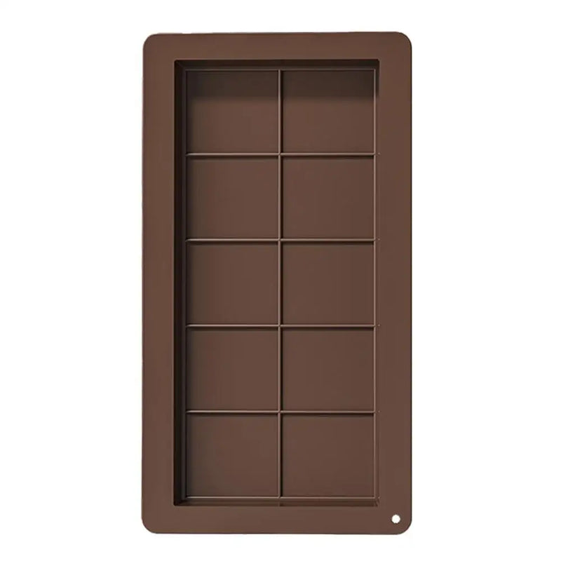 Silicone Chocolate Mold Candy Bar Mold Deep 10 Grids Candy Easy Release Mold Cake Mold Kitchen Gadget Baking Tool For Home