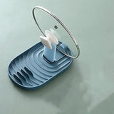 Stylish. Practical. Space-Saving. Polychrome Foldable Nordic-Style Pot Lid & Utensil Holder