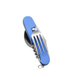 Tablespoon Set 4 In 1 Foldable Spoon Knife Fork4-in-1 Foldable Tableware Set – Stainless Steel Spoon, Knife, Fork & Bottle Opener – Compact Pocket Kit for Outdoor Use
