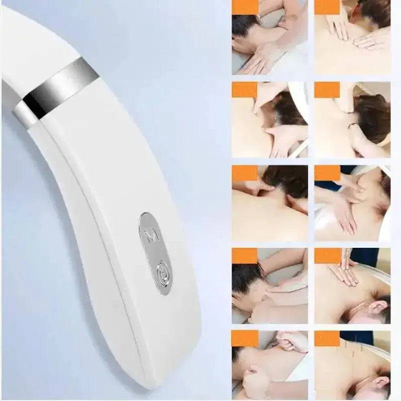 Portable Cervical Massager – Mini Neck & Shoulder Deep Tissue Massager with Heat Function