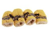 4pcs Waterproof Winter Dog Boots for Small Dogs – Warm Non-Slip Puppy Shoes for Outdoor Protection