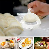 7cm/8cm/10cm Manual Dumpling Maker Set – Plastic Molds for Quick and Easy Dumpling Making – Kitchen Household Tool Clip