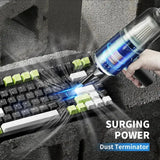 2028 Portable Handheld Vacuum Cleaner – 9000Pa Powerful Suction, Multi-Purpose for Car & Home Use