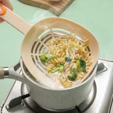 Leak-Proof Kitchen Pasta Spoon – Long Handle, Food-Grade, Heat-Resistant, Ideal for Spaghetti, Dumplings & More