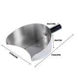 Meat Catcher Pan Large Capacity Barbecue Shovel Handheld Rotisserie Catcher Pan For Shawarma Machine Doner Kebab Grill
