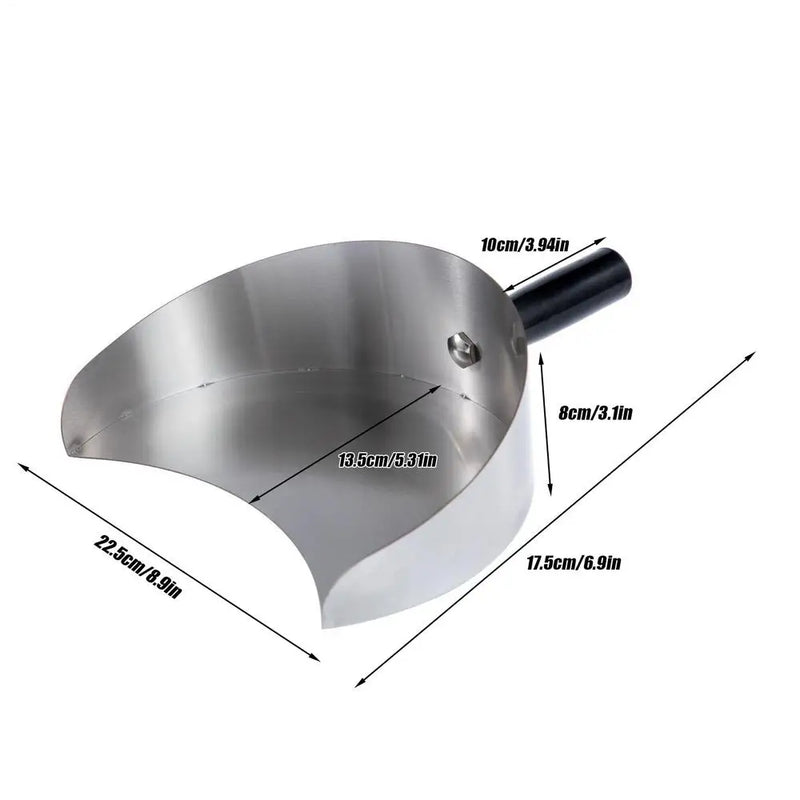 Meat Catcher Pan Large Capacity Barbecue Shovel Handheld Rotisserie Catcher Pan For Shawarma Machine Doner Kebab Grill