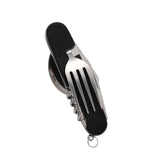 Tablespoon Set 4 In 1 Foldable Spoon Knife Fork4-in-1 Foldable Tableware Set – Stainless Steel Spoon, Knife, Fork & Bottle Opener – Compact Pocket Kit for Outdoor Use