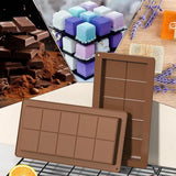 Silicone Chocolate Mold Candy Bar Mold Deep 10 Grids Candy Easy Release Mold Cake Mold Kitchen Gadget Baking Tool For Home