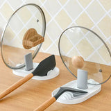Stylish. Practical. Space-Saving. Polychrome Foldable Nordic-Style Pot Lid & Utensil Holder